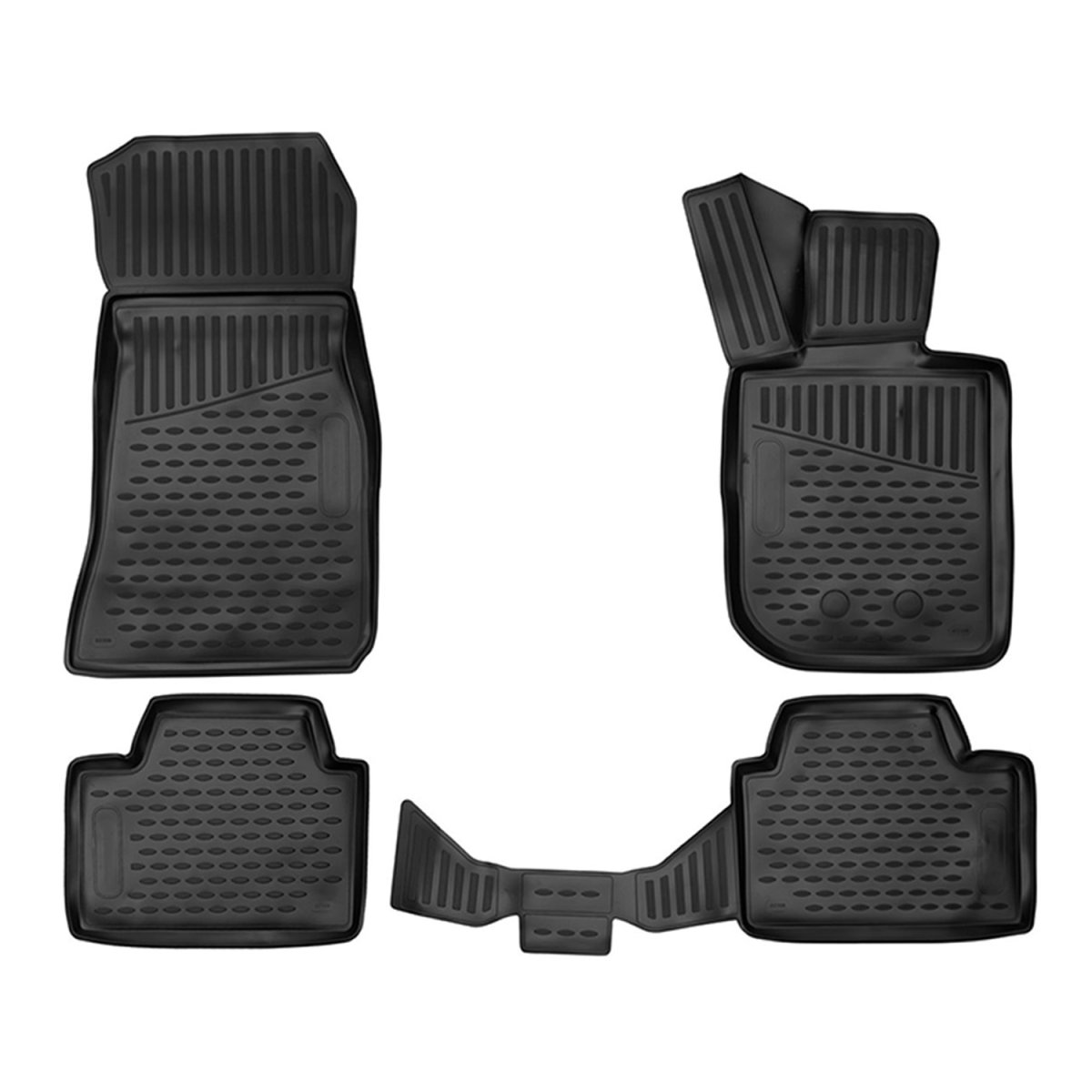 BMW 3 SERIES Floor Mats - Omac - Rubber TPE 4 Pcs - Black - '19-'25
